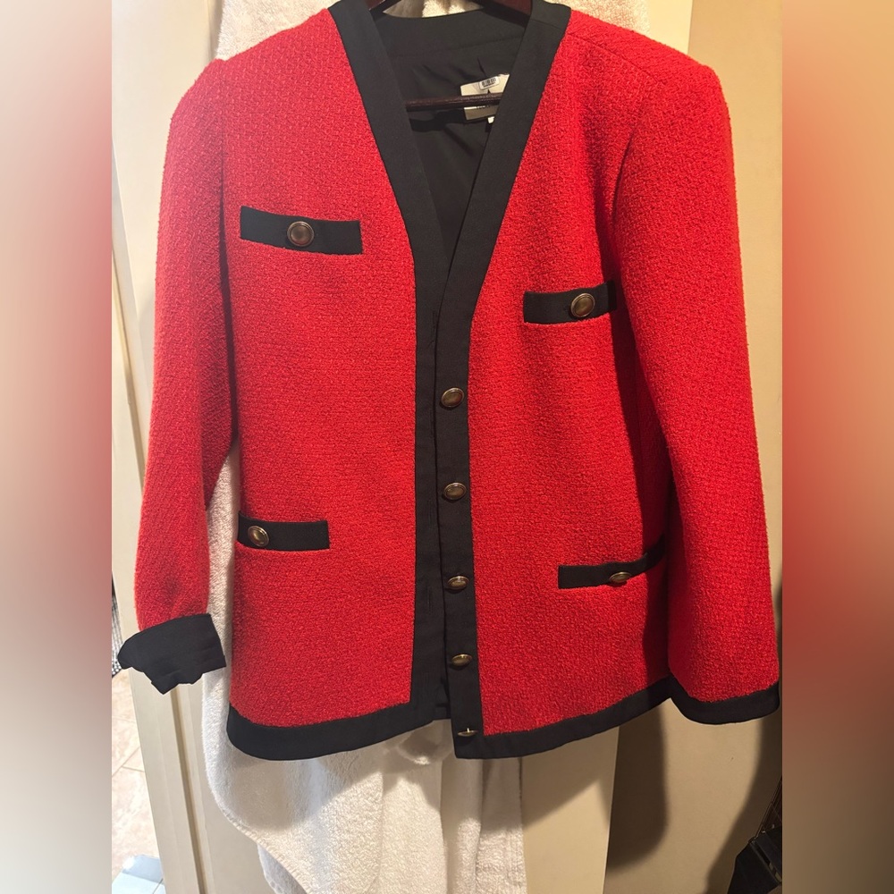 Tuckernuck Red and Black Coat